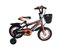 Велосипед Stitch оранжевый оригинал детский с холостым ходом 12 размер