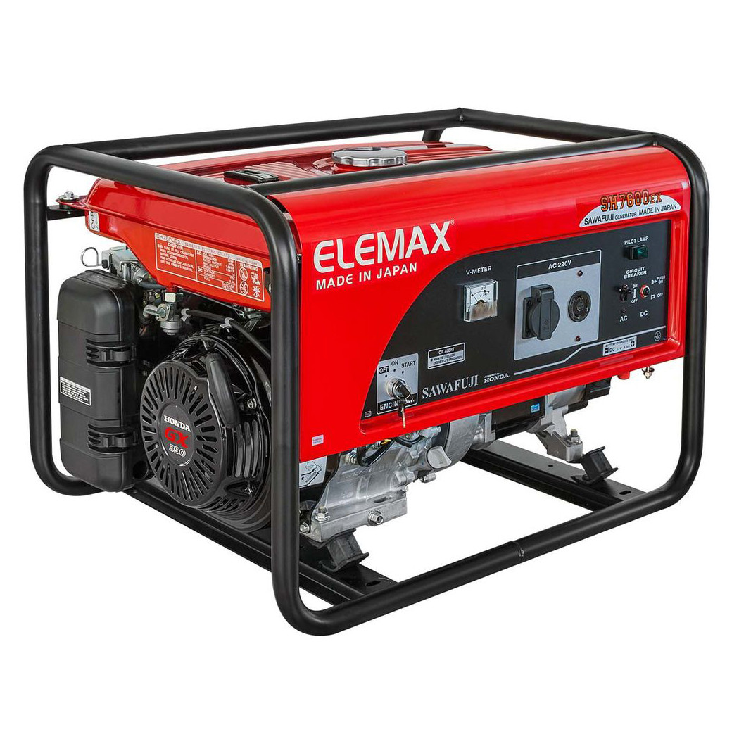 Генератор бензиновый ELEMAX Honda SH 7600 EX-R (6.5 КВА) - фото 1 - id-p73888900