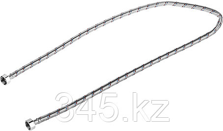 Подводка гибкая ЗУБР для воды, оплетка из нержавеющей стали, г/г 1/2" - 1,2м, фото 2