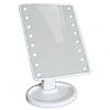Зеркало для макияжа с 16 LED подсветкой Mirror White, белый