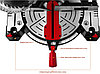 Пила торцовочная ЗУБР ЗПТ-255-1800 ЛМ2, МАСТЕР, 255 мм, 1600 Вт, 5000 об/мин, лазер, удлинители стола, фото 5