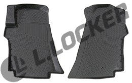 3D Коврики в салон Hyundai Starex (08-12) передние (полимерные) 