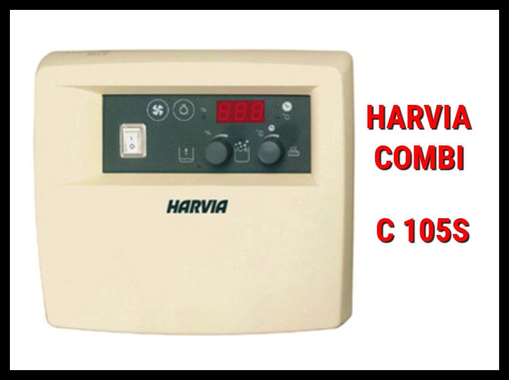 Пульт управления Harvia Combi C 105S (для печей с парогенератором) - фото 1 - id-p73907396