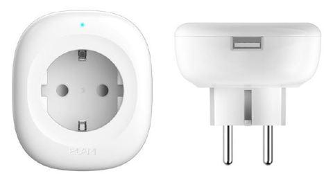 Умная розетка с голосовым/дистанционным управлением и выходом USB Elari Smart Socket