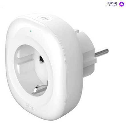 Умная розетка с голосовым/дистанционным управлением и выходом USB Elari Smart Socket, фото 2