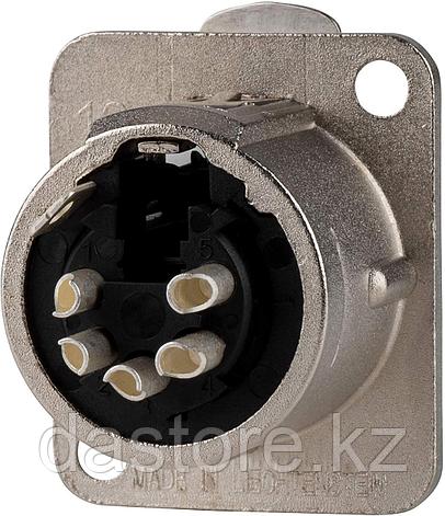 Neutrik NC5FD-L-1 разъём XLR панельный, 5 пин "мама", фото 3
