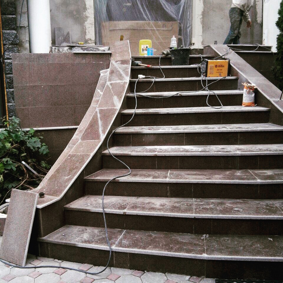 Гранит лестница ступени Алматы