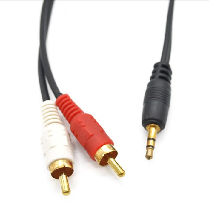 AV 2RCA (тюльпан) кабель 2,5м для подключения различных аудиоустройств - фото 2 - id-p73933546