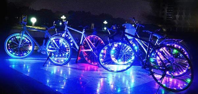 Разноцветная светодиодная подсветка для велосипеда - фото 3 - id-p73876199