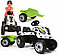 Детский педальный трактор Smoby XL с прицепом 710113 Коровка, фото 2