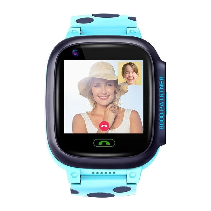 Детские Gps смарт часы с видеозвонком Y95 с 4G (голубые)
