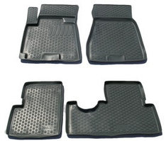 Коврики в салон Hyundai Tucson (04-)(полимерные) серые