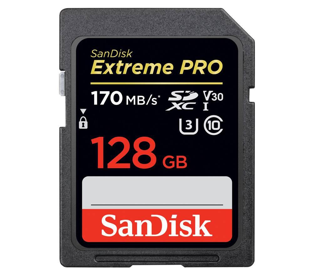 SanDisk Extrime Pro SDXC 128 GB 170 MB/s - фото 1 - id-p74006167