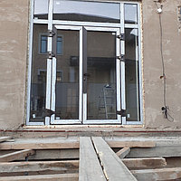 Наружные алюминиевые двери, фото 1