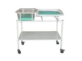 Кровать для новорожденных с пеленальным столиком КНПС- "Ока-Медик"