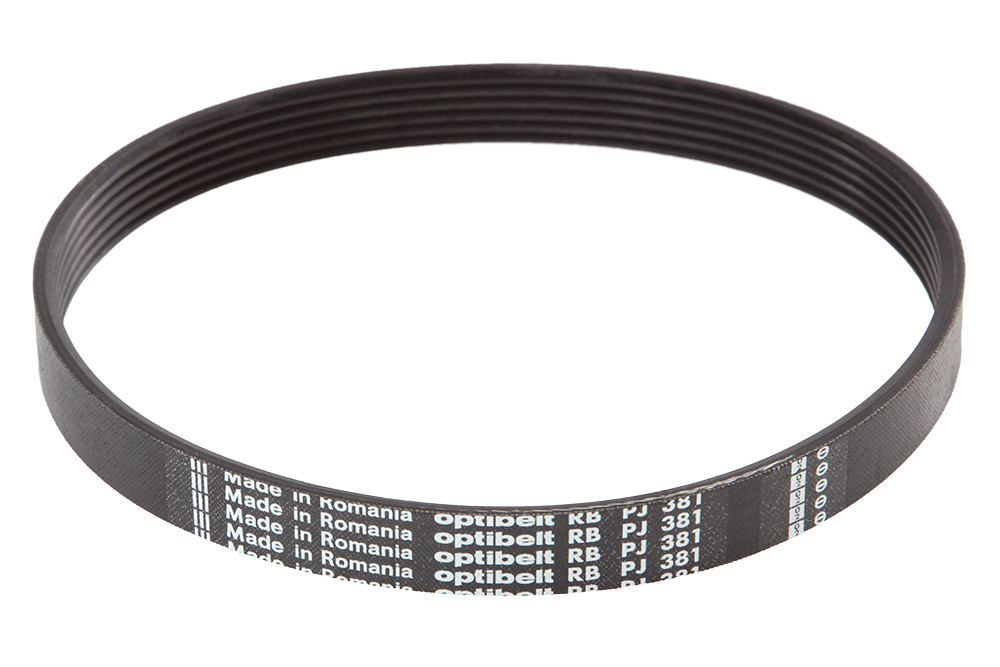 OPTIBELT 6PJ381 Ремень поликлиновой для станков УНИВЕРСАЛ-2000, МОГИЛЕВ 2.4, MOGILEV 2.0