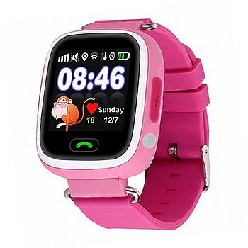 Детские смарт часы с GPS трекером Smart Baby Watch Q90 (розовые)