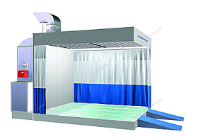 NORDBERG ПОСТ ПОДГОТОВКИ NB300C к окраске с колоннами