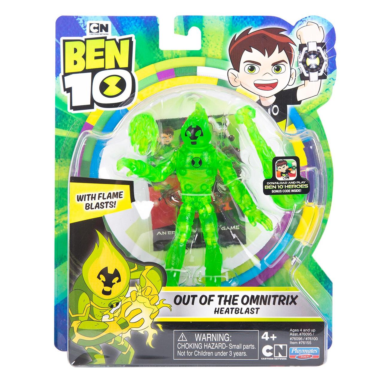 Ben 10 Фигурка 12.5 см Бен 10 - Человек-Огонь из Омнитрикса - фото 2 - id-p74018869