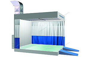 NORDBERG ПОСТ ПОДГОТОВКИ NB300B к окраске с колоннами