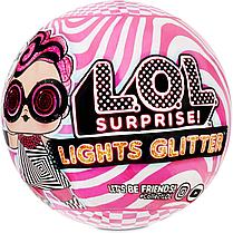 LOL Lights Glitter светящаяся кукла ЛОЛ Лайтс
