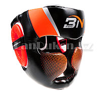 Боксерский шлем Шлем для тхэквондо санда муай тай боевых искусств (оранжевый)