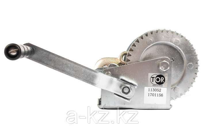 Лебедка ручная TOR ЛН-1200 (LHW) г/п 0,5 т, длина
троса 10 м, фото 2