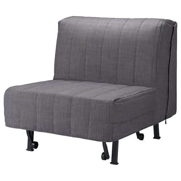 Кресло-кровать ЛИКСЕЛЕ Шифтебу темно-серый  ИКЕА, IKEA