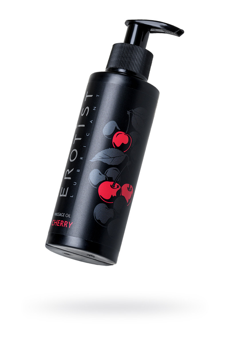 Массажное масло EROTIST Cherry, Съедобное, Вишня, 150 МЛ