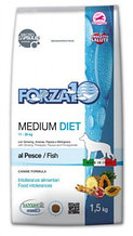 11724 Forza10 Medium Diet pesce, Форца10 диетический корм из рыбы для собак средних пород, 1.5 кг.