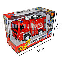 Пожарная машина Firefighter со световыми и звуковыми эффектами 1:20 (WY550A)