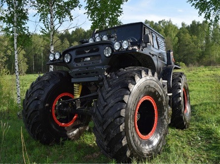 Болотоход на базе «УАЗ Нanter» 4x4