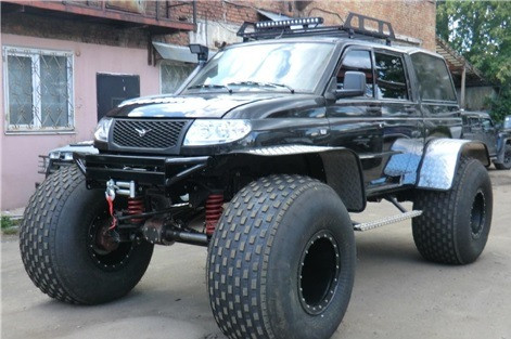 Болотоход на базе «УАЗ Patriot» и «УАЗ Pickup» 4x4