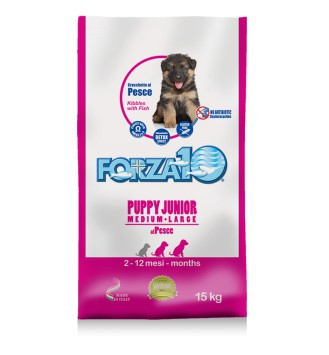17023 Forza10 Puppy Junior medium|large, Форца10 корм из рыбы для собак средних|крупных пород, уп. 15кг.