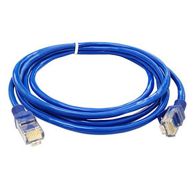 Кабель сетевой Patch-Cord 5-e Cat CK-Link 2м, синий, белый