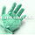 Универсальные силиконовые перчатки Magic Brush в продаже по 1 шт. на левую руку (зеленых оттенков), фото 2