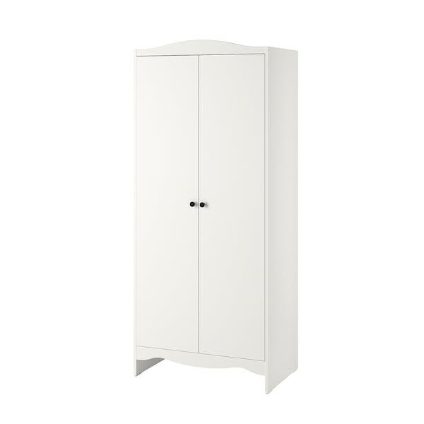 Шкаф платяной, СМОГЁРА ,белый, 80x50x187 см ИКЕА, IKEA