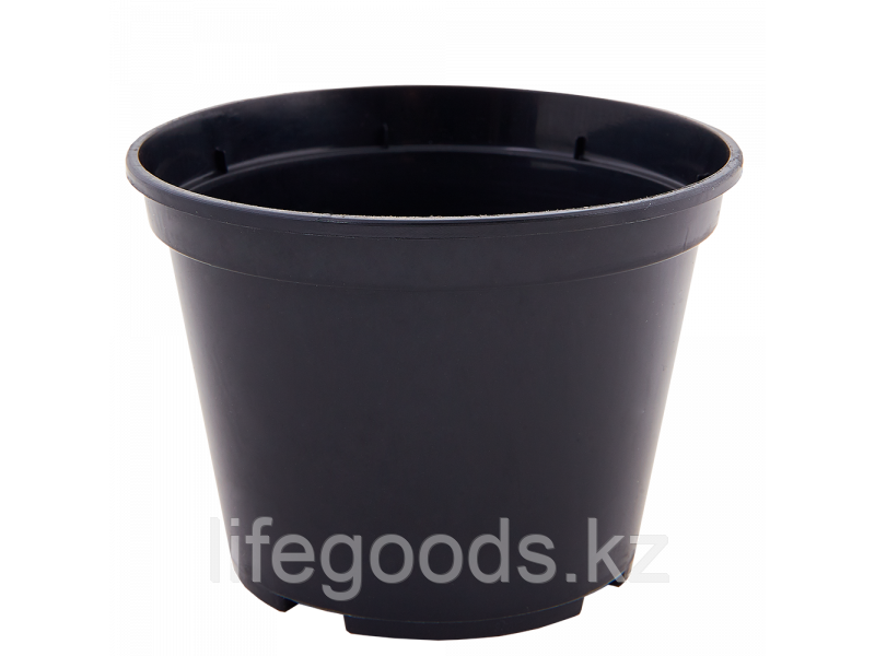 Вазон для рассады круглый 10,0* 7,5см. (чёрный) 101202547