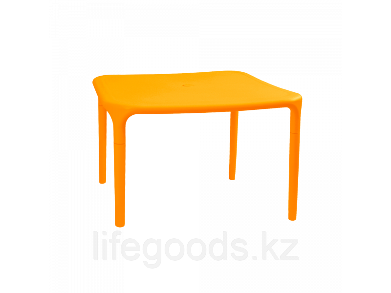 Стол квадратный "Альф" малый (светло-оранжевый) 121012026 - фото 1 - id-p74059144
