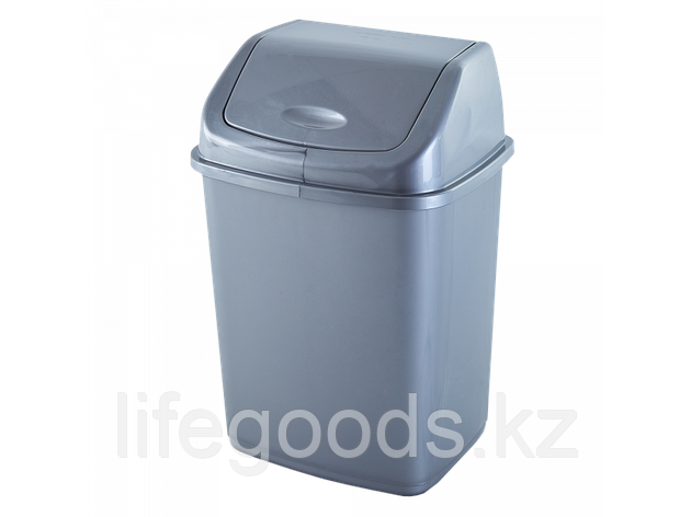 Ведро для мусора  5л. (серое) 101202459, фото 1