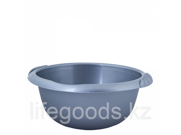 Таз "Евро" круглый 14л. (серый) 131012108, фото 1