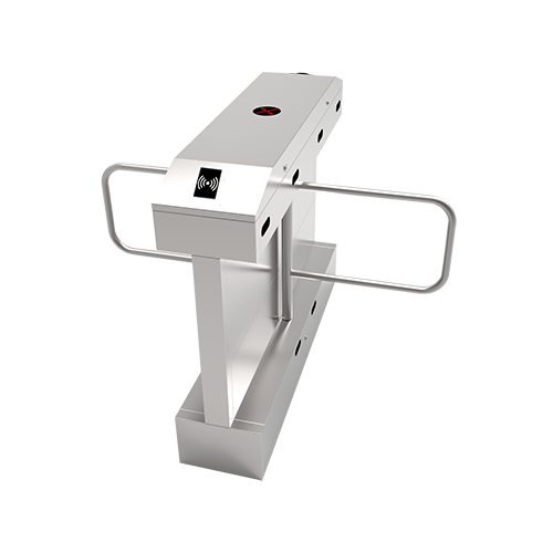Распашной турникет-калитка SBT2211S с контроллером и считывателем RFID карт