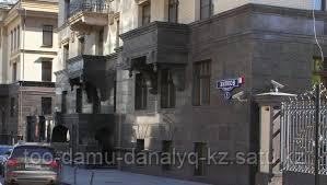 Монтаж гранита на фасад.