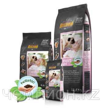 558105 BELCANDO FINEST LIGHT, корм для мелких и средних собак, склонных к полноте, с уткой, уп.1кг.