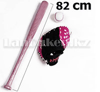 Бейсбольная бита 82 см коричневого цвета (GF-84)