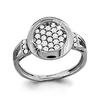 Кольцо из серебра Aquamarine 62359А.5