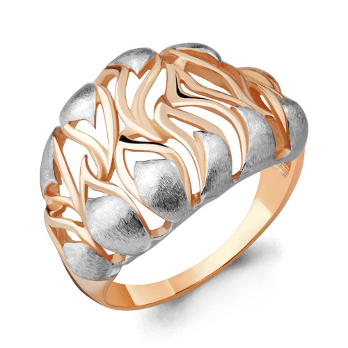 Кольцо из серебра Aquamarine 54078#