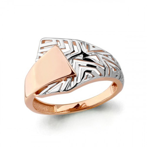 Кольцо из серебра Aquamarine 54455.6