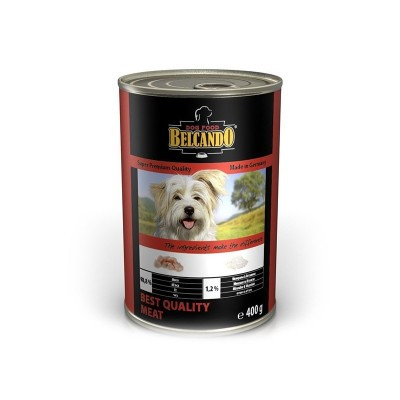 512505 BELCANDO Best Quality Meat, Белькандо влажный корм для собак с высококачественным мясом, банка 400гр.