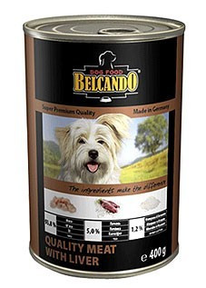 512525 Belcando Best Quality Meat&Liver, Белькандо влажный корм для щенков и собак с мясом|печенью, уп.6*400гр - фото 1 - id-p74067144